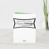 Carte Rétro 1950 Couple (Dos)