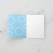 CARTE RETRO 1950 RESSES GREETING CARD (Intérieur)