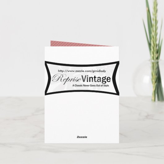 Carte Rétro 1950s Couple V2 (Dos)