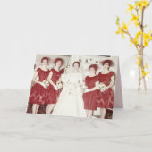 Carte Rétro 1960 (Fleur jaune)