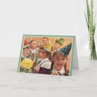 Carte Retro 65th Birthday 1950 Childhood Memories