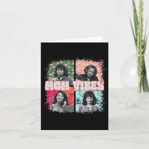 Carte Retro 90's Maman Vibe Chemise Fête des mères Maman