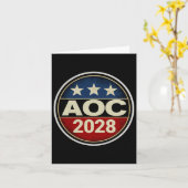 Carte Rétro Aoc 2028 Lutte contre l'oligarchie Manifesta (Fleur jaune)