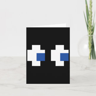 Carte Retro Arcade Gaming Halloween Ghost Partner Group