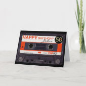 Carte Retro Audiotape S 50e anniversaire recto-verso Nom (Devant)
