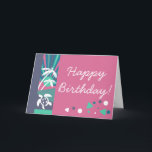 Carte Retro Beach Sunset Heureux voeux d'anniversaire<br><div class="desc">Décor rétro sur la scène de plage look Joyeux design d'anniversaire. Bien que le message intérieur soit écrit pour un adulte, il peut être facilement modifié comme souhaité pour n'importe quel âge. Design original par Holiday Hearts Designs (tous droits réservés). Si vous avez besoin d'aide pour customiser cette conception, veuillez...</div>