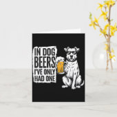 Carte Retro Beer Pun Bar Pub Crawl Party Men - Funny Bee (Fleur jaune)