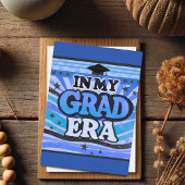 Carte Retro Blue Stylish Amusement Dans Ma Citation De L