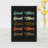 Carte Retro Bonne Humeur Dit : (Fleur jaune)