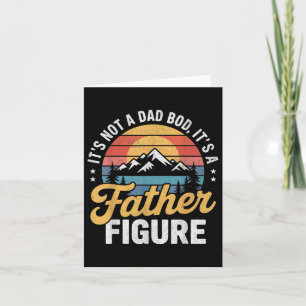 Carte Rétro Ce N'Est Pas Un Papa Bod C'Est Un Père Figur