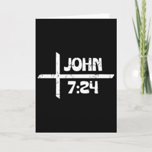 Carte Rétro Christian et tatoué John 724 - Avant et