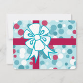 Carte Retro Christmas Bow (Devant)