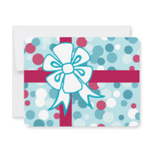 Carte Retro Christmas Bow