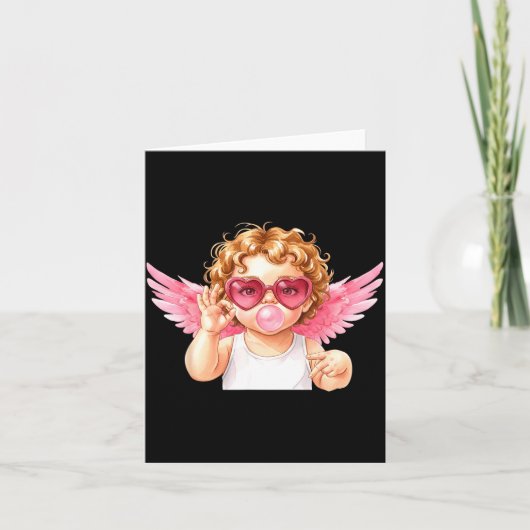 Carte Retro Cud 67 Meme Bubblegum Funny Six Seven Valent (Devant)