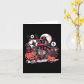 Carte Retro Cute Halloween Horreur Costume Party (Fleur jaune)