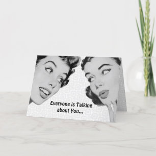 Carte Retro Do Tell Birthday