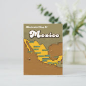 Carte rétro du Mexique (Debout devant)