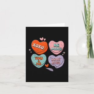 Carte Retro Enseignant Valentines Jour Xoxo Be Mine Vale