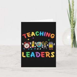 Carte Retro Enseigner de futurs leaders Enseignant Super