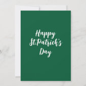 Carte Retro Feeling so Lucky St. Patrick's Day Card (Dos)