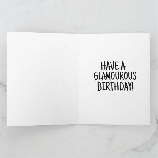 CARTE RETRO FUNNY FUNNY BANTHDAE GREETING CARD (Intérieur)