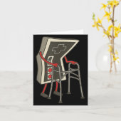 Carte Retro Gaming Controller Old Gamer With Walker Funn (Fleur jaune)