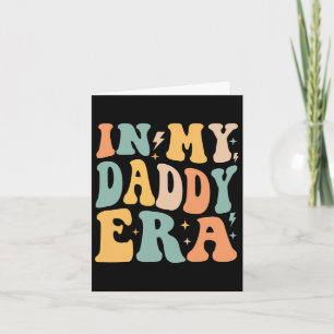 Carte Rétro Groovy À L&#;Ère De Mon Papa Fête Des Pères