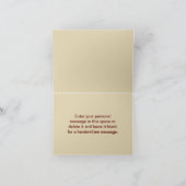 Carte rétro halloween heureux (Intérieur)