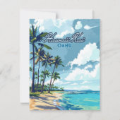 Carte rétro Hawaii Kai Honolulu Oahu Hawaii (Devant)