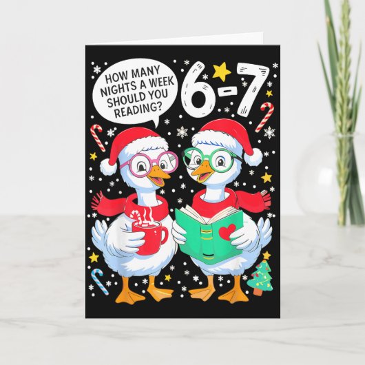 Carte Retro How Many Nights A Week Should You Be Reading (Devant)