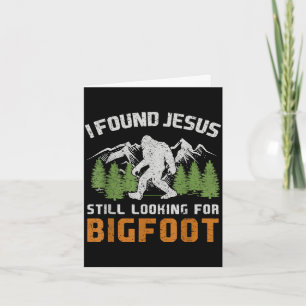 Carte Rétro j'ai trouvé jésus toujours à la recherche de