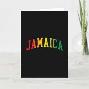 Carte Rétro Jamaïque Reggae Vintage Hommes Femmes S