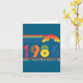 Carte Retro January 1986 Limited Edition 40 Year Old 40t (Fleur jaune)