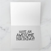 Carte RETRO les années 70 CASSETTE TAPE D'ANNIVERSAIRE C (Intérieur)