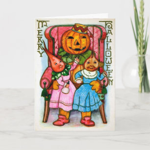 Carte Retro Merry Halloween