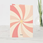 Carte Retro Mid Century Your Family Photo and Message (Dos)