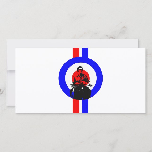 Carte Retro Mod Rider Nouveau (Devant)