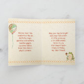 Carte Retro Mushrooms and Butterfly | Friend's Birthday (Intérieur)