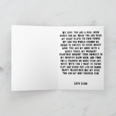 Carte Rétro Néon Chat Saint-Valentin (Intérieur)
