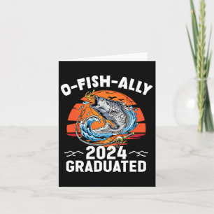 Carte Retro O-fish-ally 2024 Diplômé supérieur