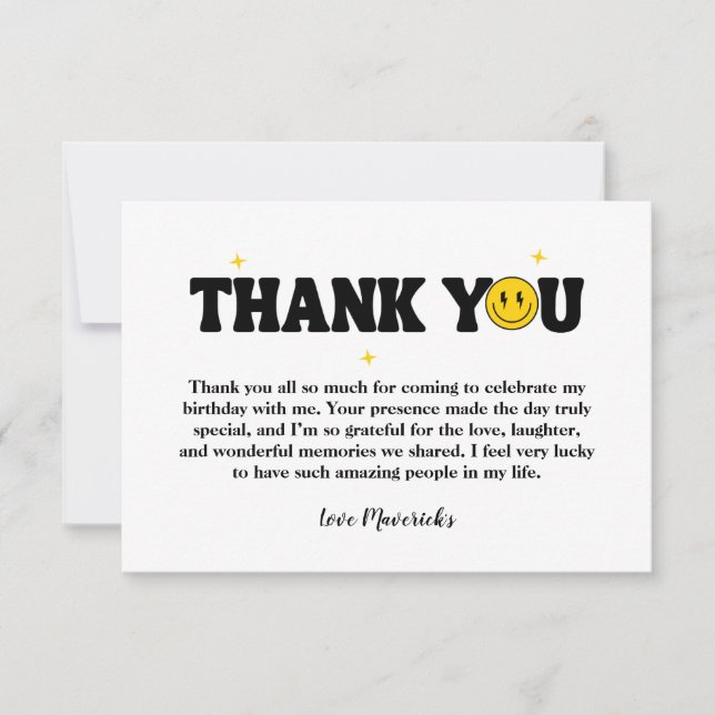 Carte Retro One Happy Dude Smile Face Boy 1st Birthday (Devant)