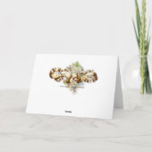 Carte Retro Paris Poodle Collage (Dos)