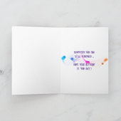 Carte retro psydelic tie dye (Intérieur)