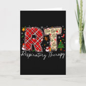 Carte Retro Resratory Therapy Rt Santa Christmas Therapy (Devant)