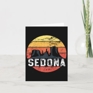 Carte Retro Sedona Arizona Famille Vacances Red Rocks Gi