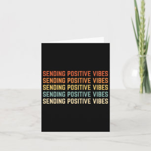 Carte Rétro Sening Positif Vibes