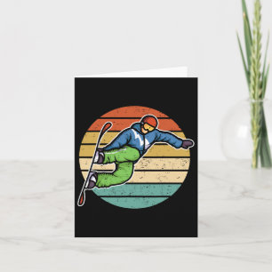 Carte Retro Snowboard Snowboard 1