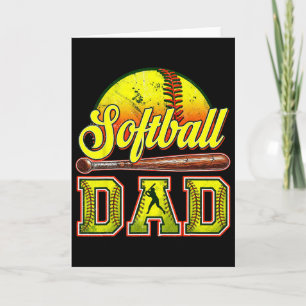 Carte Retro Softll Papa Fête des Pères