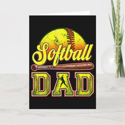 Carte Retro Softll Papa Fête des Pères (Devant)