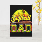 Carte Retro Softll Papa Fête des Pères (Fleur jaune)